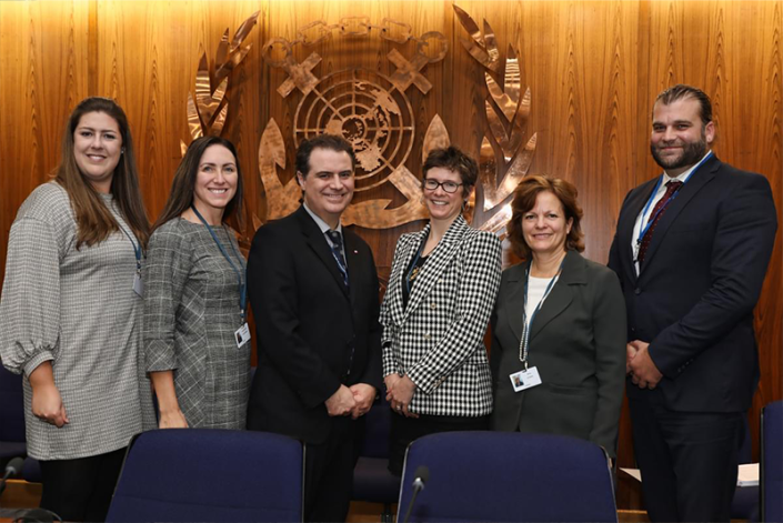 Canadian delegation at the IOPC Funds Governing Bodies meeting